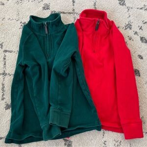 Crewcuts boys half-zip sweaters in size 6-7.